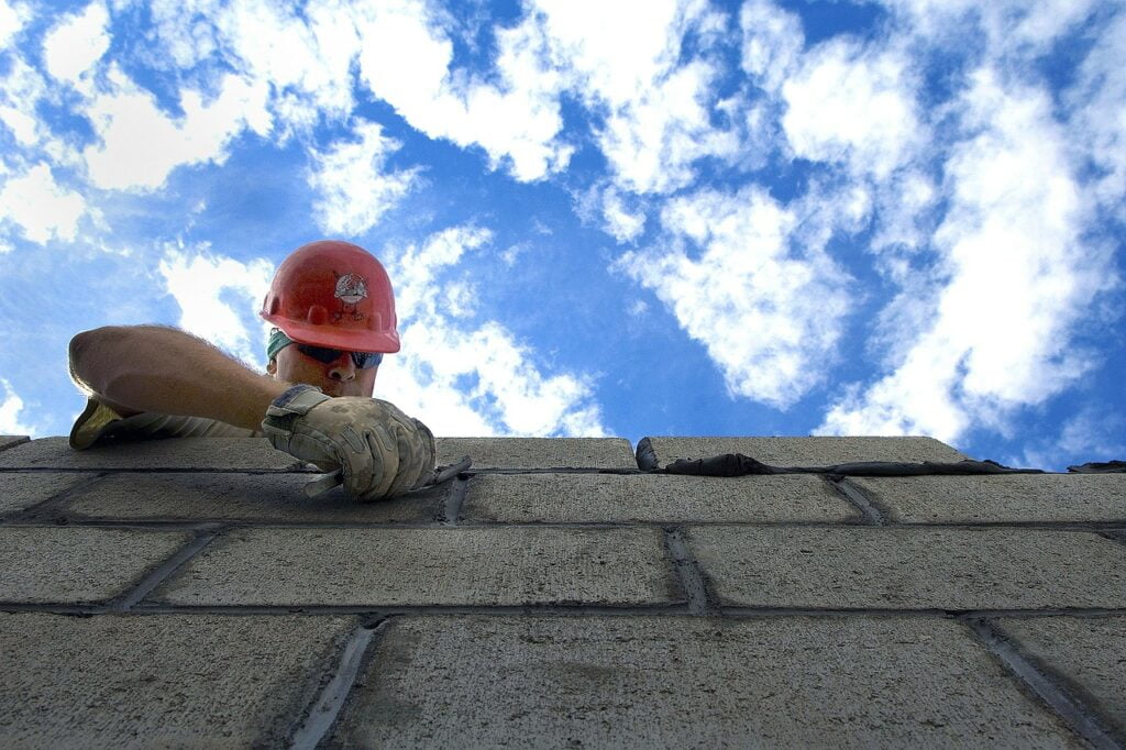 A bricklayer