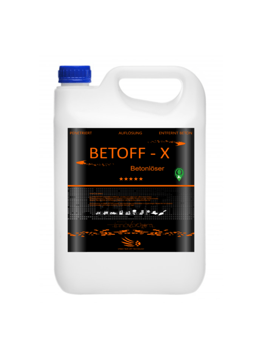 BETOFF-X je specializirano sredstvo za odstranjevanje srednje debelih betonov.