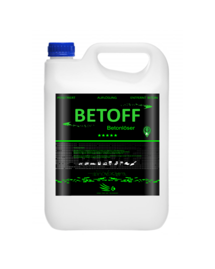 Concrete removal with BETOFF liquid